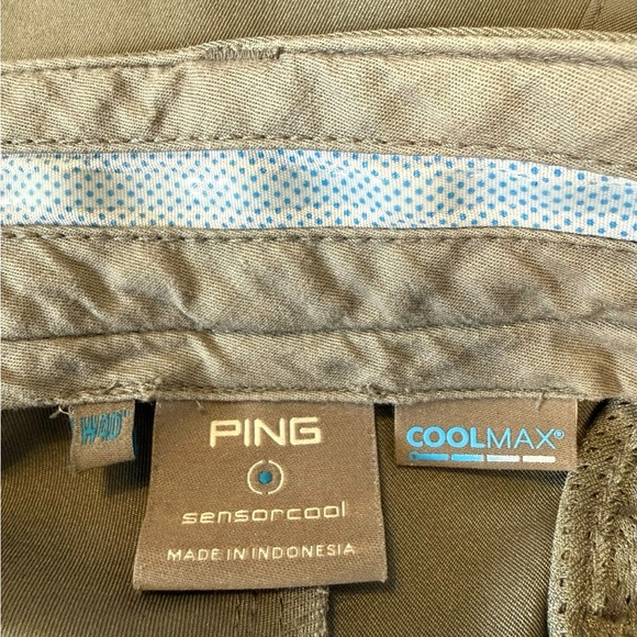 Ping SensorCool Coolmax Golf Shorts Gray Size W40 - Picture 7 of 8